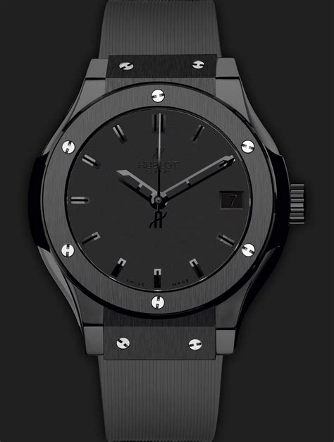 hublot classic fusion all black ceramic watch|hublot classic fusion price.